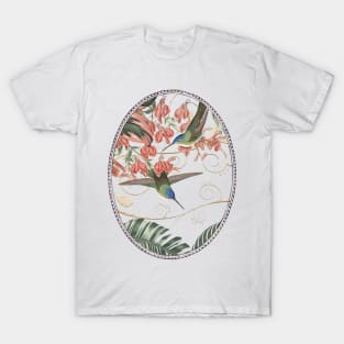 Tropical Mint and Coral Collage T-Shirt